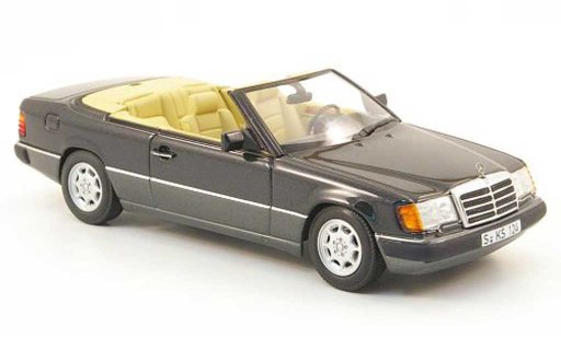 Mercedes 300 Coupe 1/43 Minichamps Cabrio (A124) blu/grigio modellini auto