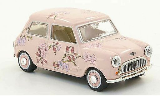 Austin Mini cooper 1/43 Oxford rosa con Blutenmuster modellini auto