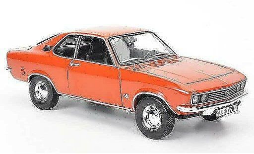 Opel Manta A 1/18 Norev rosso orange 1971 modellini auto