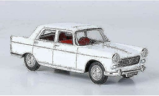Peugeot 404 Berline 1/43 Norev Berlina bianco 1965 modellini auto