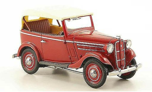 Datsun 17 Phaeton 1/43 Ebbro rosso/beige 1938 modellini auto