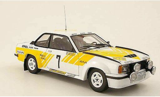 Opel Ascona B 400 1/18 Sun Star No.8 Kullang/Berglund rallye Svezia 1980 modellini auto