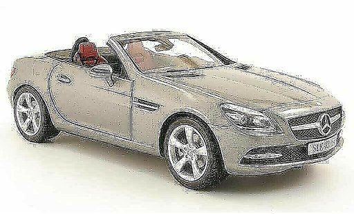 Mercedes Classe SLK Base 1/18 Minichamps (r172) 2011 grigio modellini auto