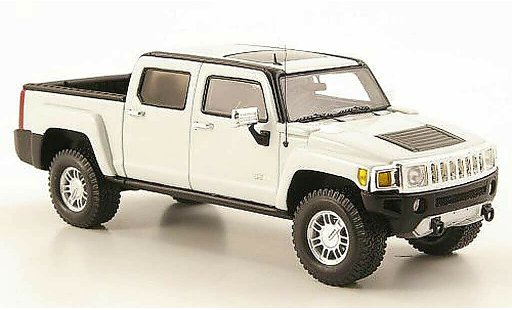 Hummer H3 H3T 1/43 Luxury Collectibles T bianco 2008 modellini auto