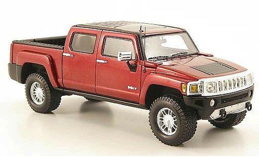 Hummer H3 H3T 1/43 Luxury Collectibles T rosso 2008 modellini auto