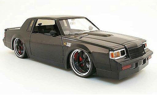 Buick T-Type Grand National 1/18 Jada Toys nero 1987 modellini auto