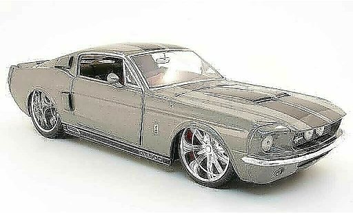 Shelby GT 500 1967 1/18 Jada Toys nero bandes modellini auto