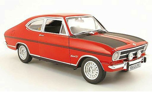 Opel Kadett B B 1/18 Revell rallye 1900 rosso/nero 1969 modellini auto