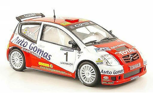 Citroen C2 S1600 1/43 Hachette No.1 Auto Gomas Rally Cantabria Infinita 2005 modellini auto