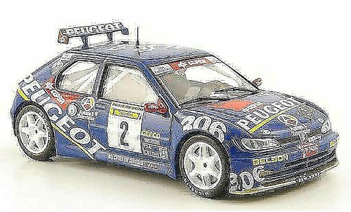 Peugeot 306 Maxi 1/43 Hachette No.2 Rally de Aviles 1997 modellini auto