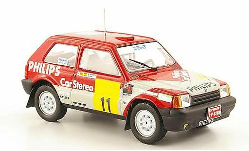 Seat Marbella Base 1/43 Hachette Proto No.11 Philips Rally de Tierra de Aviles 1988 modellini auto