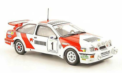 Ford Sierra Cosworth RS 1/43 Hachette No.1 Rally Cajalicante 1988 modellini auto