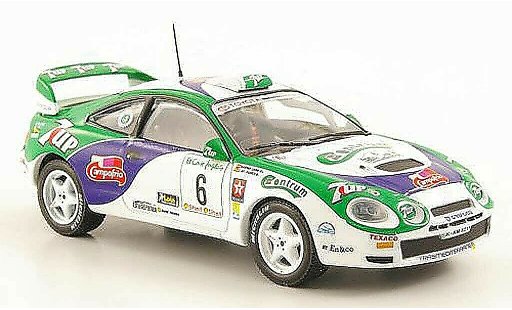 Toyota Celica GT Four 1/43 Hachette 1996 No.6 7 UP Rally El Corte Ingles modellini auto