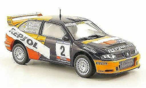 Seat Cordoba WRC 1/43 Hachette No.2 Repsol Rally RAC Navarra de Tierra 2001 modellini auto