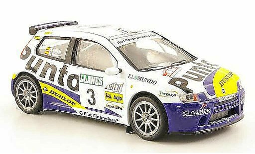 Fiat Punto Rally 1/43 Hachette S 1No.3 Villa de Llanes 2002 modellini auto