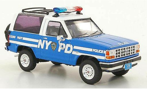 Ford Bronco Police 1/43 Premium X II NYPD Polizia 1990 modellini auto