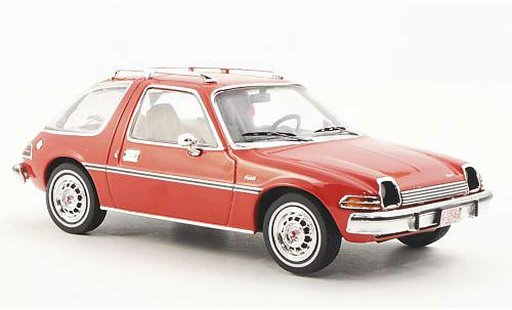 AMC Pacer berline 1/43 Premium X rosso 1975 modellini auto
