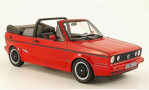 Volkswagen Golf Cabriolet 1/18 Ottomobile sportline rosso modellini auto