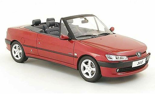 Peugeot 306 Cabriolet 1/18 Ottomobile Cabrio rosso modellini auto
