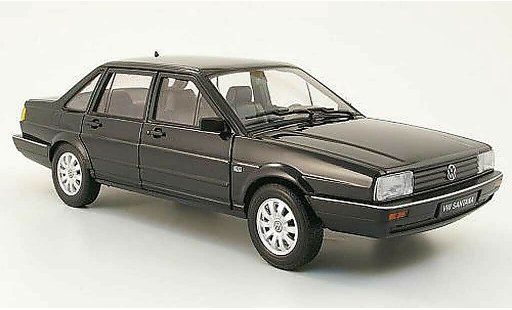 Volkswagen Santana Base 1/18 Welly nero 1986 modellini auto