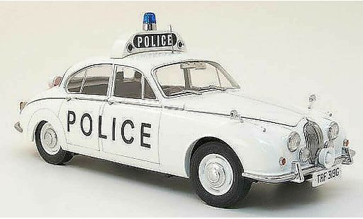 Jaguar 240 Police 1/18 Model Icons staffordshire county and stoke on trent constabulary polizia (gb) rhd modellini auto