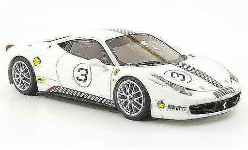 Ferrari 458 Challenge 1/43 Look Smart No.3 bianco modellini auto