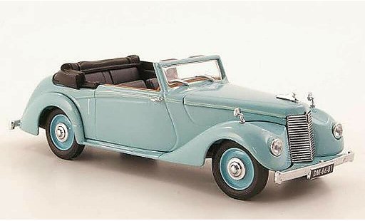 Armstrong Siddeley Hurricane drophead coupe 1/43 Oxford turchese aperto modellini auto