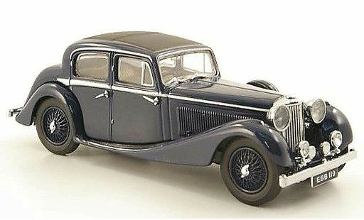 Jaguar SS Base 1/43 Oxford 2.5 litre blu modellini auto