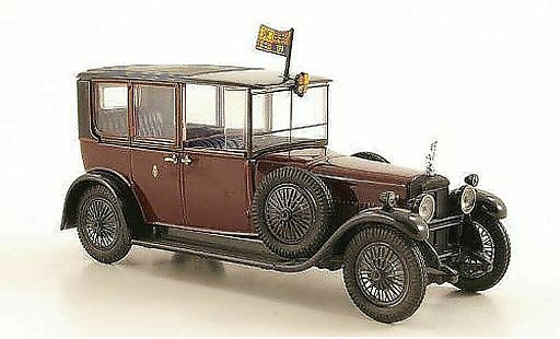 Daimler Double Six Berline 1/43 Oxford 30 Brougham rosso/nero King George V (Sandringham) RHD 1929 modellini auto