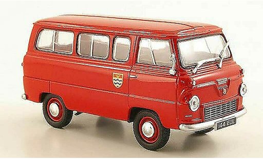 Ford 400E Bus 1/43 Oxford Thames London Fire Brigade RHD modellini auto