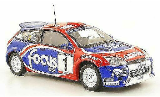 Ford Focus RS WRC 1/43 Hachette No1 Rally de Cangas del Narcea 2002 modellini auto
