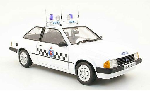 Ford Escort MK3 1/18 Model Icons mkiii 1.1l section car essex police 1987 modellini auto
