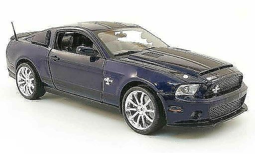 Shelby GT 500 2010 1/18 Shelby Collectibles super snake blu modellini auto