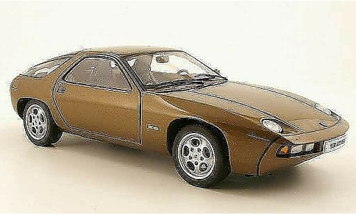 Porsche 928 1977 1/18 Autoart marrone modellini auto