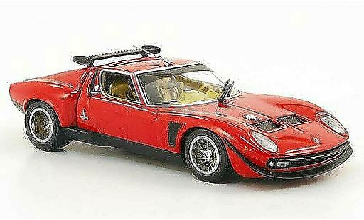 Lamborghini P400 Jota 1/43 Kyosho SVR rosso modellini auto