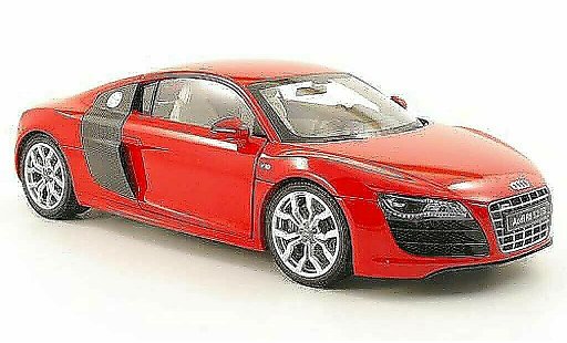 Audi R8 v10 1/18 Kyosho 5.2 FSI rosso 2009 modellini auto