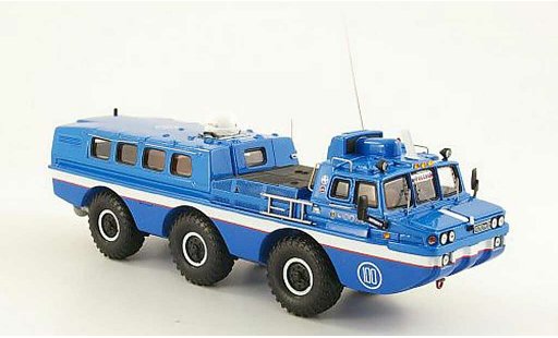 Zil 49061 Base 1/43 DIP Models Blue Bird Gelandefahrzeug avec Personenabteil modellini auto