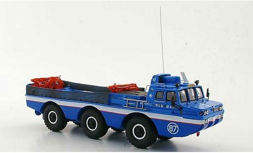 Zil 4906 Base 1/43 DIP Models Blue Bird Gelandefahrzeug avec Kran modellini auto