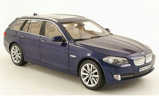 Bmw 550 F11 1/18 Norev touring blu 2010 modellini auto