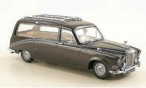 Daimler DS 420 corbillard 1/43 Oxford Hearse grigio/nero Leichenwagen RHD modellini auto