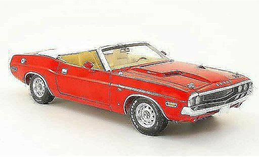 Dodge Challenger 1970 1/18 Greenlight r/t convertibile rosso modellini auto