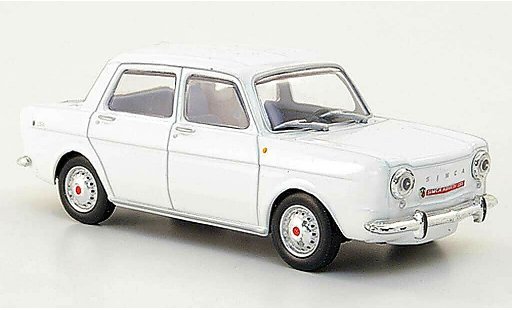 Abarth 1150 1963 1/43 Hachette Simca bianco modellini auto