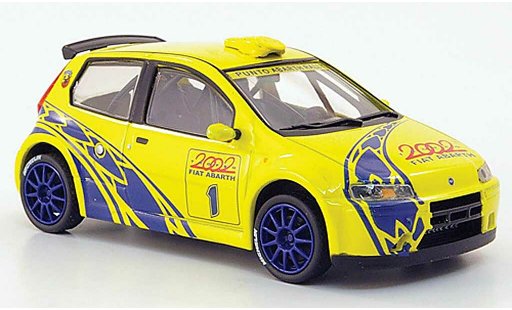 Fiat Punto Rally 1/43 Hachette Abarth Super 1giallo 2002 modellini auto