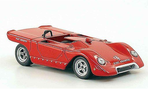 Abarth 1000 Biposto 1/43 Hachette Corsa rosso 1970 modellini auto