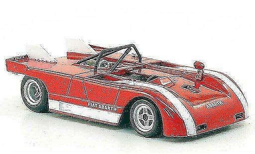 Abarth 2000 Sport Spider 1/43 Hachette (SE021) rosso 1971 modellini auto