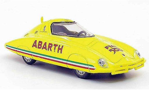 Fiat 500 Abarth 1/43 Hachette Rekordwagen Pinin Farina giallo 1958 modellini auto