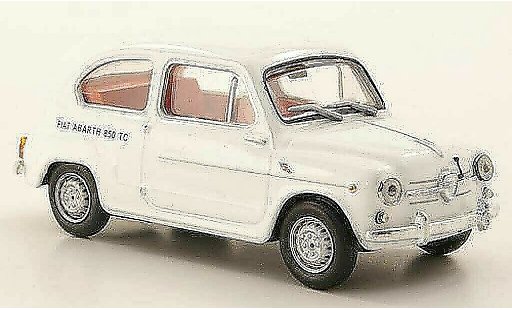 Fiat 850 Abarth TC 1/43 Hachette bianco modellini auto