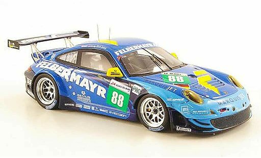 Porsche 911 GT3 RSR 1/43 Spark 2011 No.88 Team Felbermayr-Proton 24h Le Mans modellini auto
