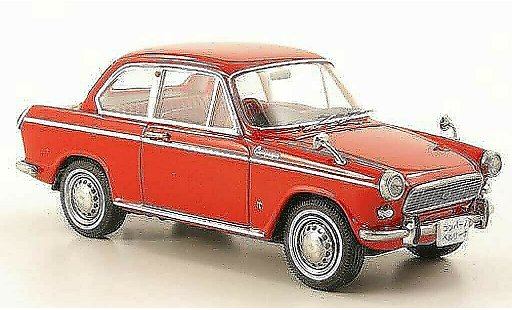 Daihatsu Compagno Berline 1/43 Ebbro Berlina 800 rosso modellini auto
