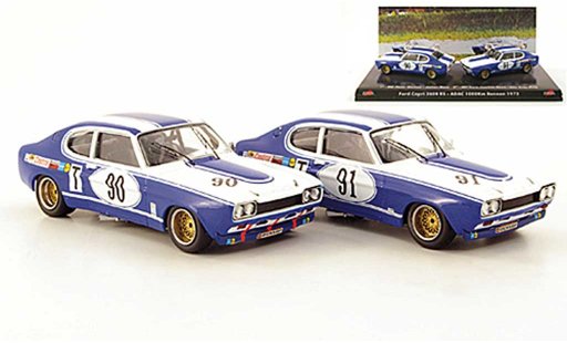 Ford Capri RS 2600 1/43 Trofeu 2er Set: MKI No.90 e No.91 ADAC 1000 Km Rennen 1972 modellini auto